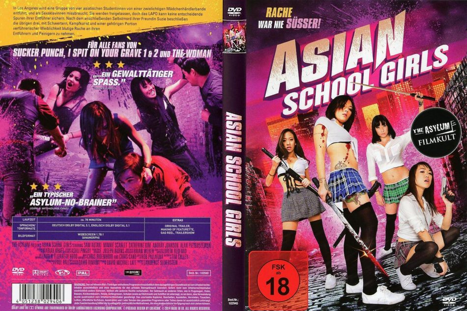 Asian School Girls (2014) R2 DE DVD Cover - DVDcover.Com