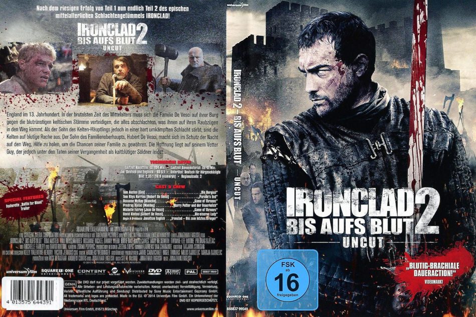 Ironclad 2-Bis aufs Blut (2014) R2 DE DVD Cover - DVDcover.Com