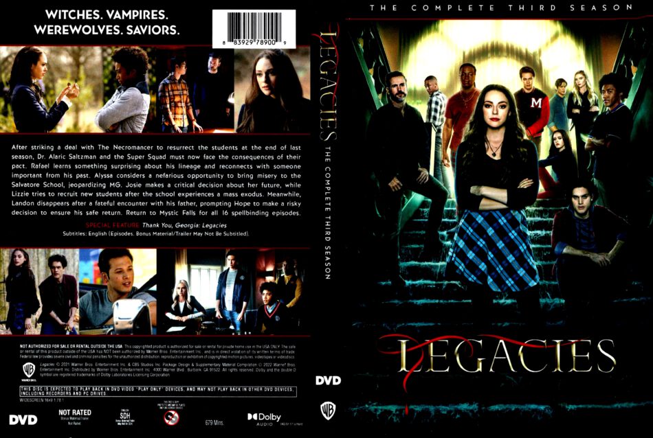 legacies saison 3 bande annonce DVD 