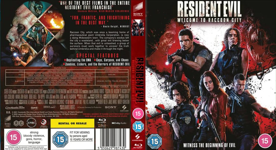  Resident Evil: Welcome To Raccoon City [Blu-ray