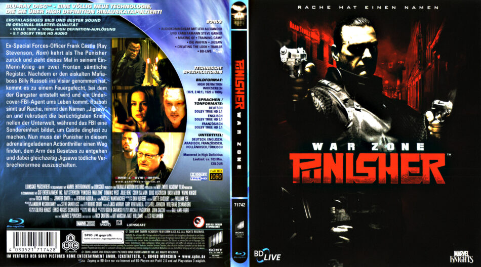 Punisher: War Zone Blu-ray (Uncut Version) (Germany)