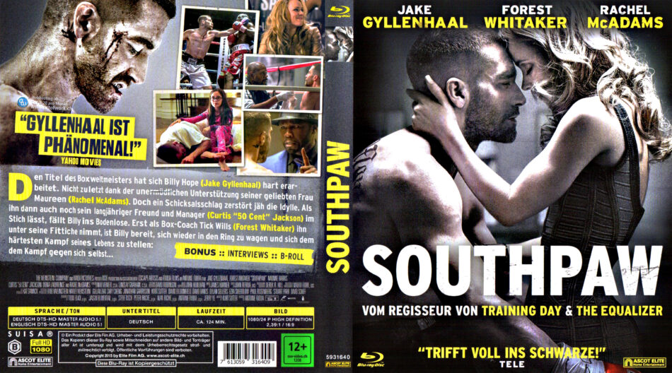 Southpaw (2015) DE Blu-Ray Cover - DVDcover.Com