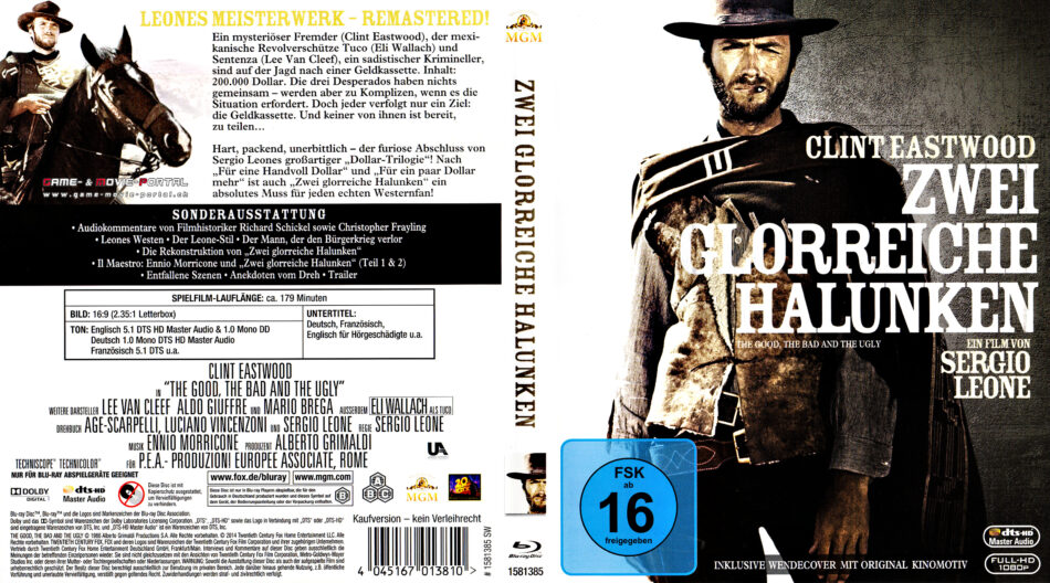 Zwei glorreiche Halunken DE Blu-Ray Cover - DVDcover.Com