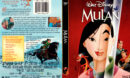 MULAN (1998) DVD COVER & LABEL