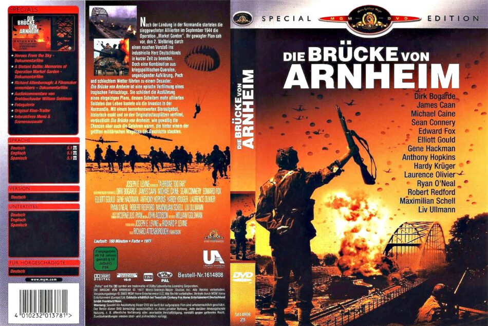 Die Brücke von Arnheim R2 DE DVD Cover