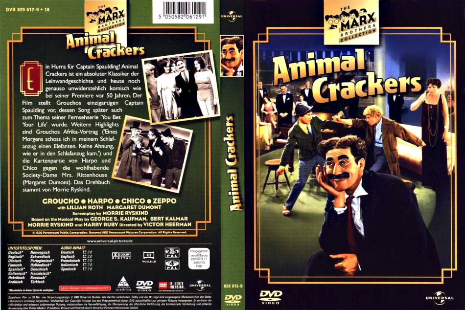 Animal Crackers R2 DE DVD Cover 