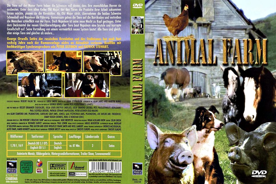 Animal Farm R2 DE DVD Cover - DVDcover.Com