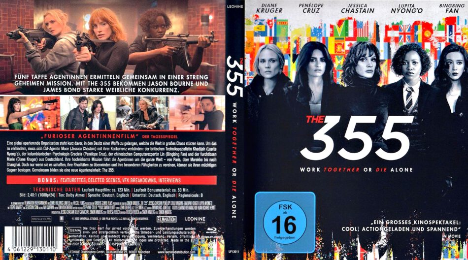 The 355 DE Blu-Ray Cover - DVDcover.Com