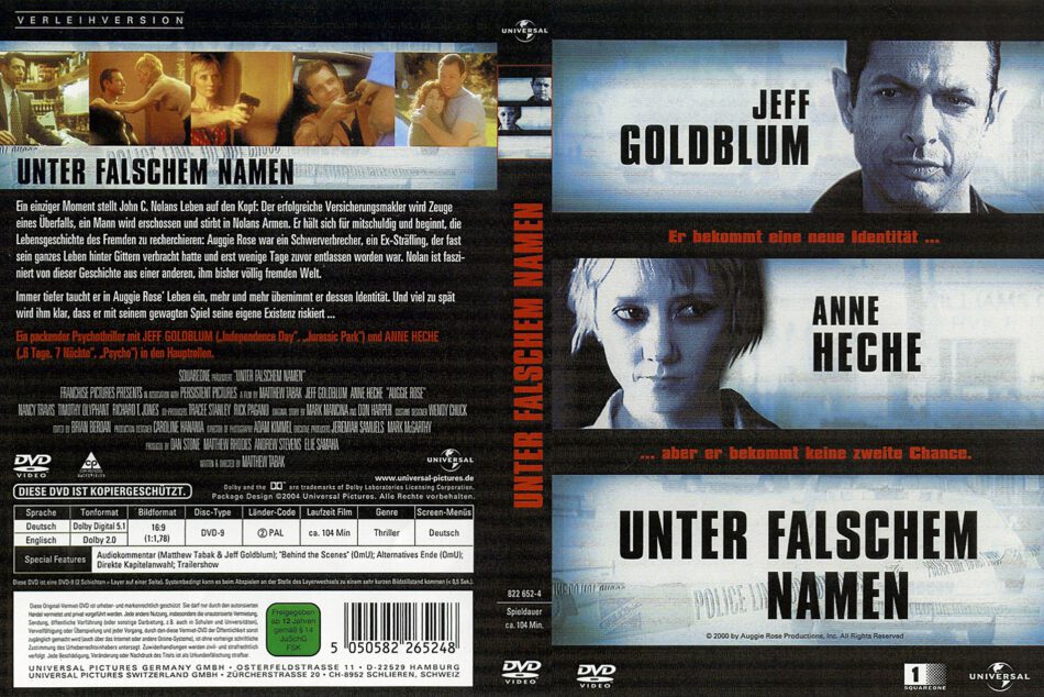 Unter falschem Namen R2 DE DVD Cover - DVDcover.Com