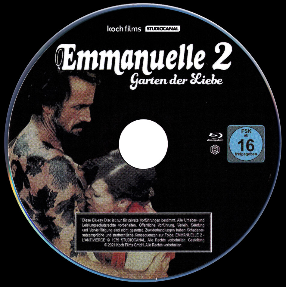 Emmanuelle Garten Der Liebe DE Blu Ray Label DVDcover Com