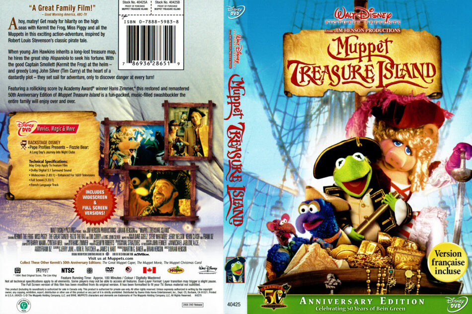 Muppet Treasure Island R1 Dvd Cover Dvdcovercom