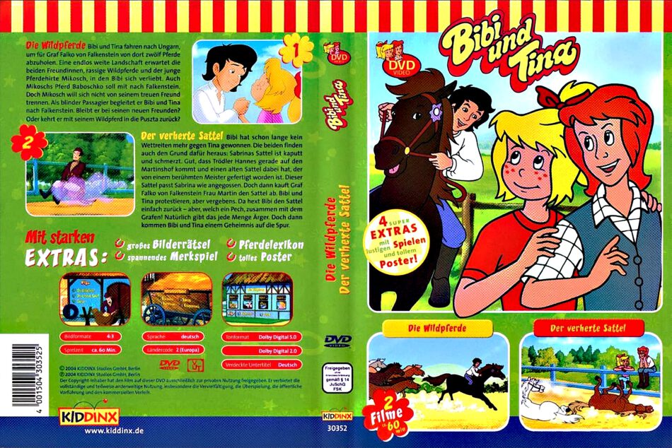 Bibi Und Tina-Die Wildpferde & Der Verhexte Sattel R2 DE DVD Cover ...