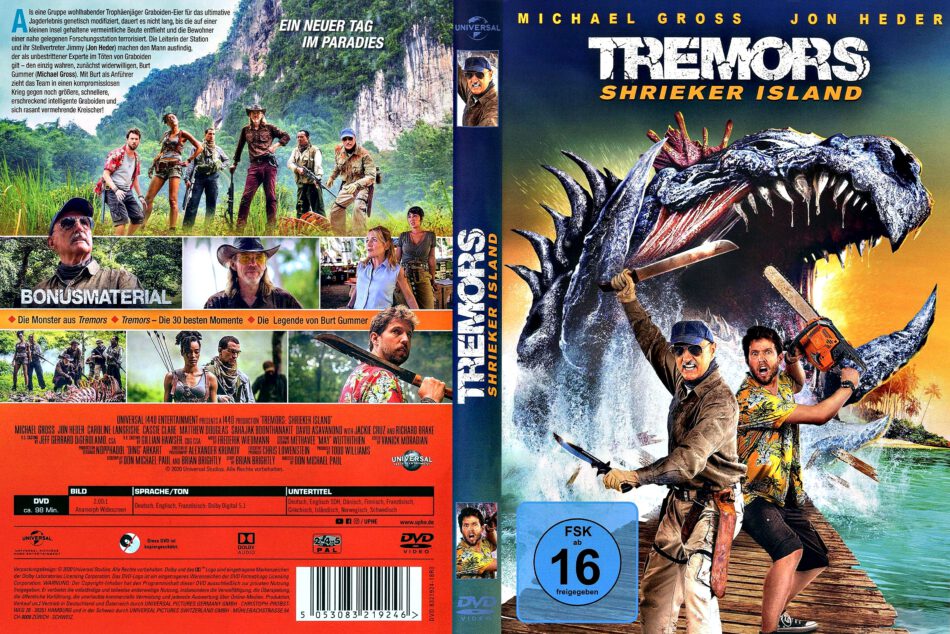 Tremors 7-Shrieker Island R2 DE DVD Cover - DVDcover.Com