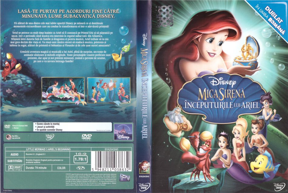 the little mermaid 3 dvd cover