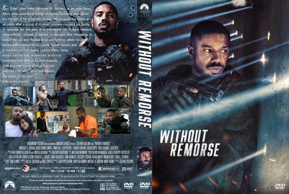 Without Remorse R1 Custom DVD Cover & Label V2 - DVDcover.Com