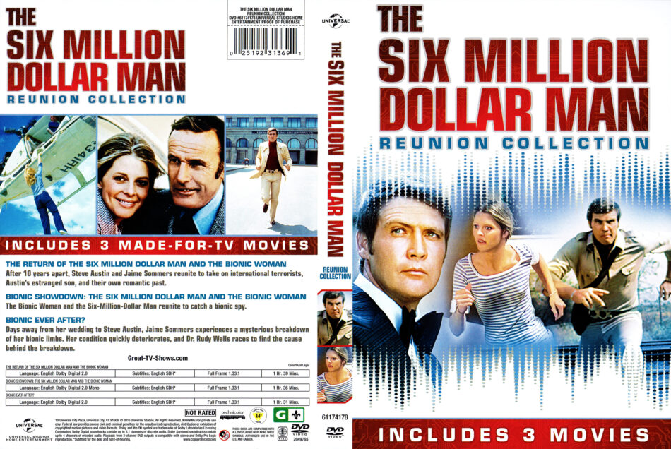 The Six Million Dollar Man Complete Collection R1 Dvd Covers Dvdcovercom