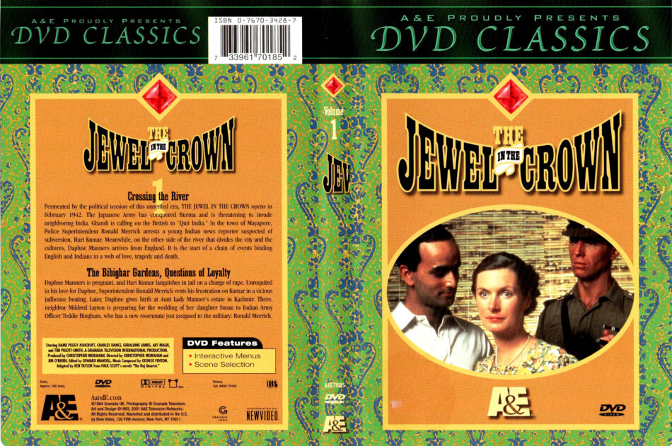 JEWEL IN THE CROWN (1984) DVD COVER & LABELS - DVDcover.Com