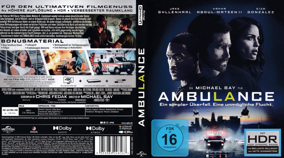 DVDFr - Ambulance (4K Ultra HD + Blu-ray) - 4K UHD