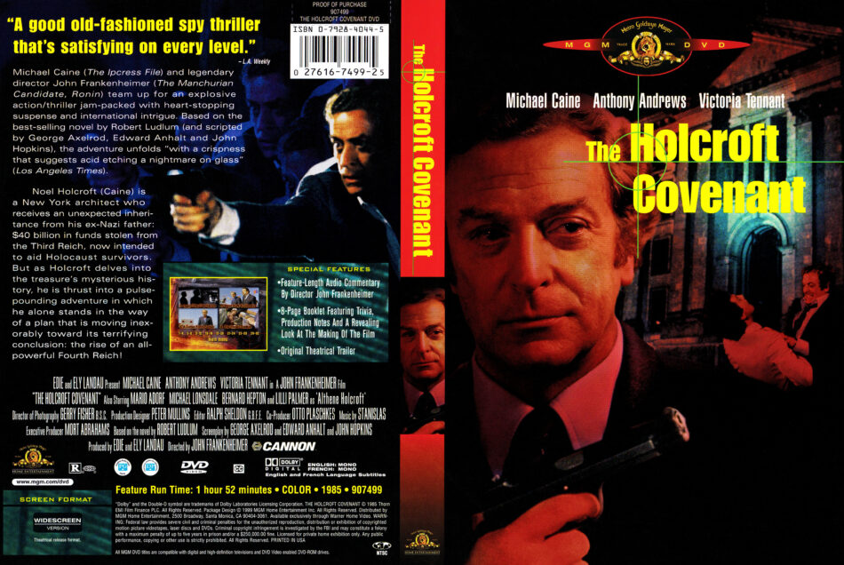 The Holcroft Covenant 1985 R1 DVD Cover DVDcover.Com