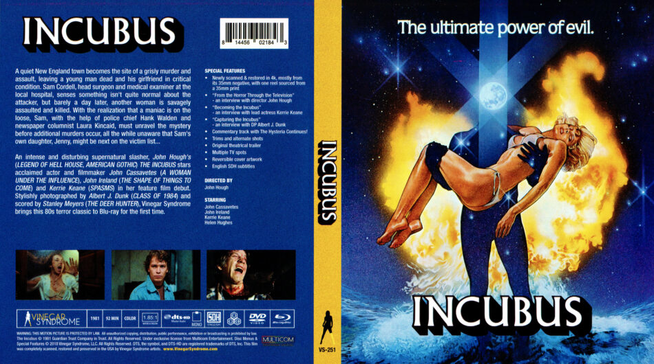 The Incubus (1981) Blu-Ray Cover - DVDcover.Com