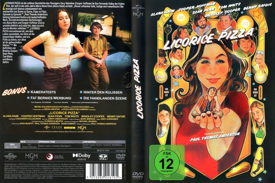 Licorice Pizza R2 DE DVD Cover