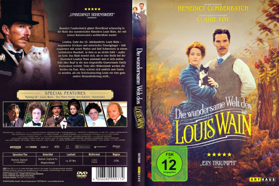 Die wundersame Welt des Louis Wain R2 DE DVD Cover