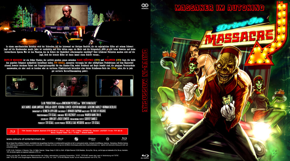 Drive in Massacre (1976) DE Blu-Ray Cover - DVDcover.Com