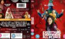 Everything Everywhere All At Once (2022) R2 UK Blu Ray Cover and Label