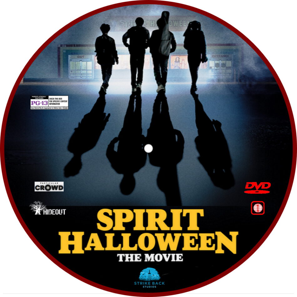 Spirit Halloween 2022 R1 Custom DVD Label DVDcover.Com