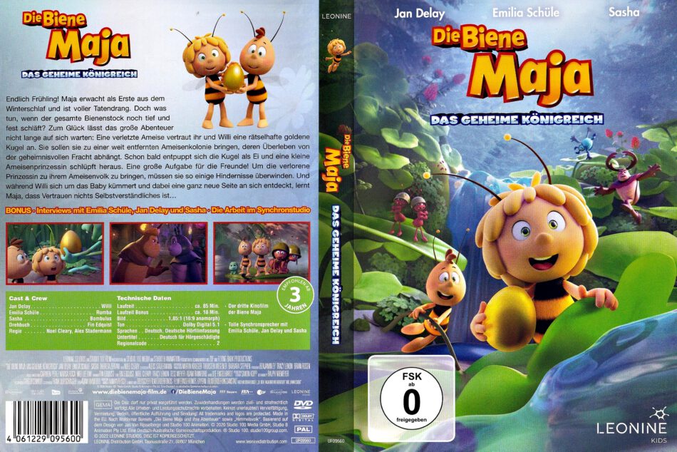 Die Biene Maja-Das geheime Königreich R2 DE DVD Cover - DVDcover.Com