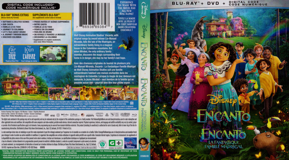 Encanto en DVD & Blu-Ray le 1er avril 2022