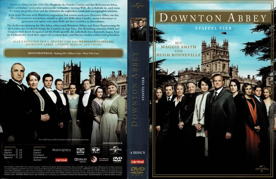 Downton Abbey S04 R2 DE DVD Cover - DVDcover.Com