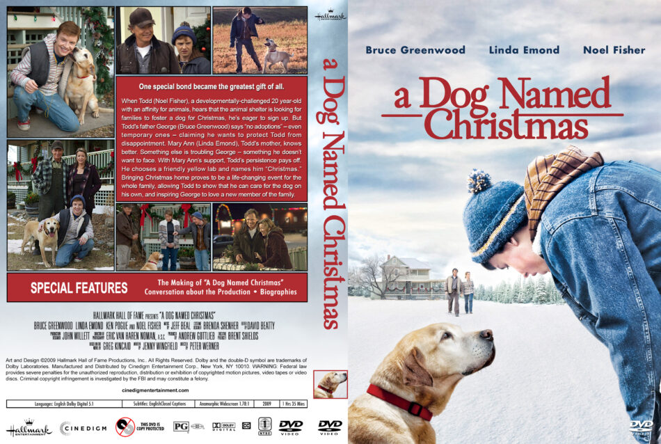 A Dog Named Christmas R1 Custom DVD Cover Label DVDcover.Com