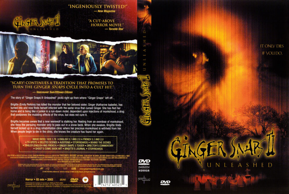 Ginger Snaps 2 Unleashed (2004) R1 DVD Cover