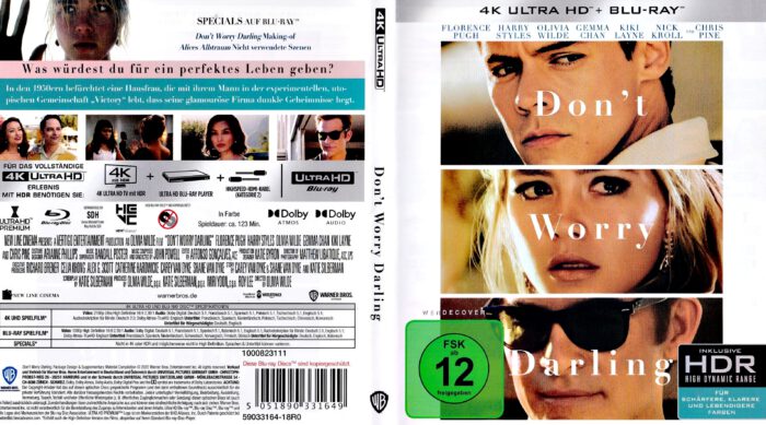 Don't Worry Darling DE 4K UHD Cover - DVDcover.Com
