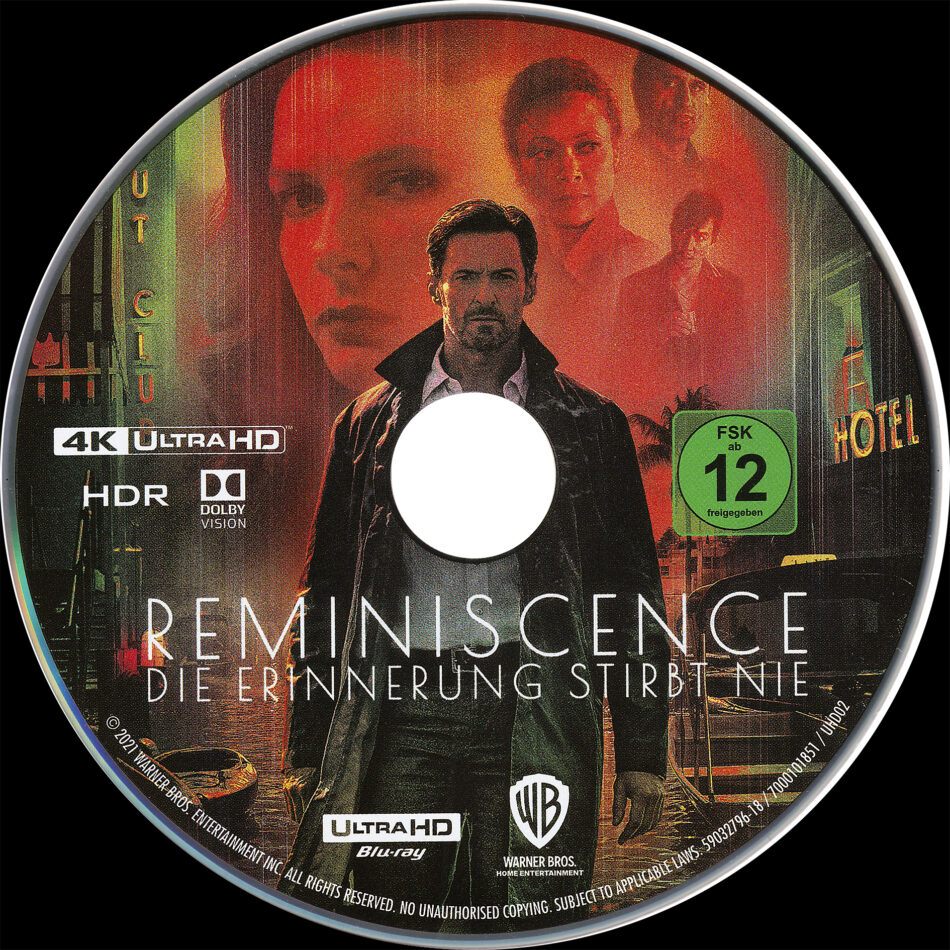 Reminiscence Die Erinnerung stirbt nie (2021) DE 4K UHD Label