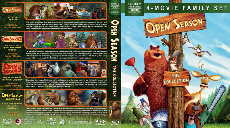 Open Season: The Collection Custom Blu-Ray Cover - DVDcover.Com