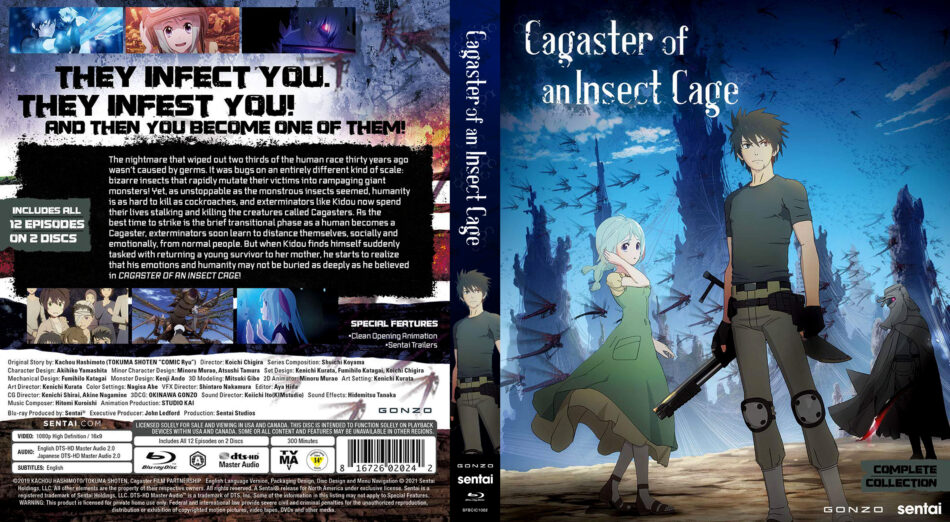 Cagaster Of An Insect Cage Blu-Ray Cover - DVDcover.Com