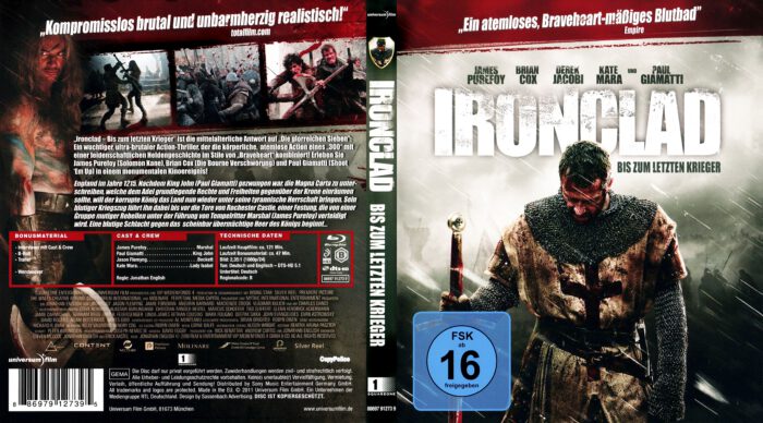 Ironclad – Bis zum letzten Krieger DE Blu-Ray Cover & Label - DVDcover.Com
