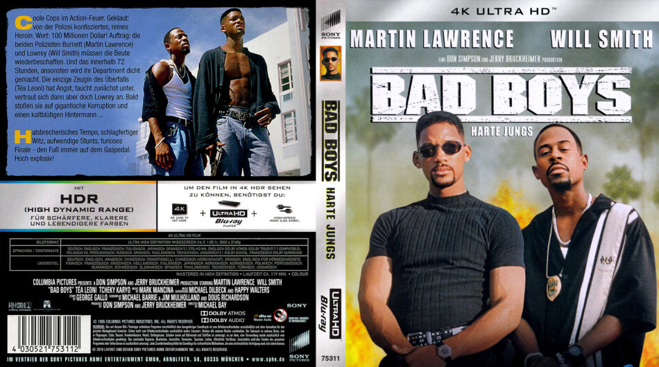 Bad Boys DE 4K UHD Custom Cover - DVDcover.Com