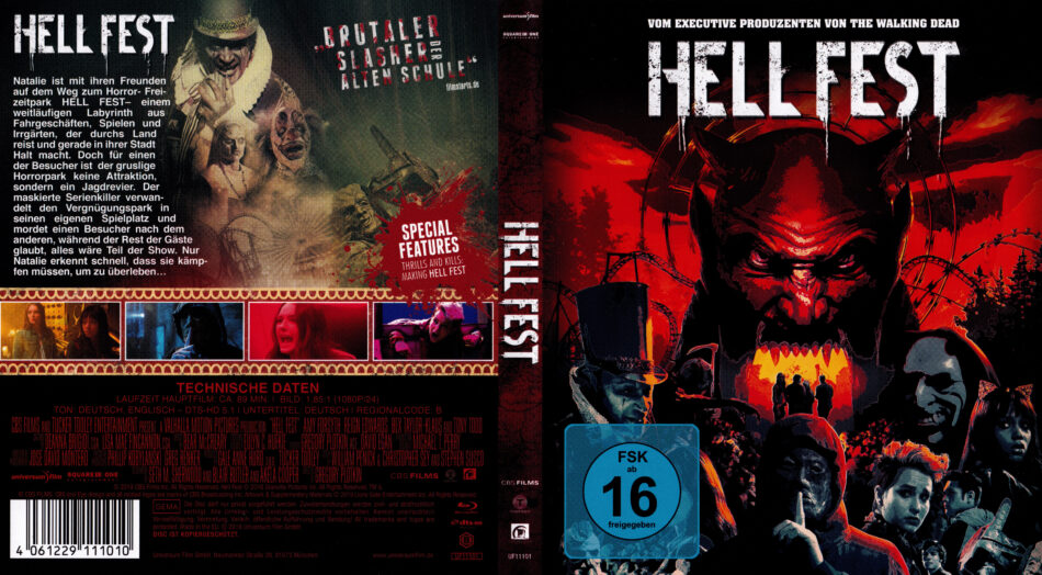 Hell Fest 2018 DE Blu Ray Cover DVDcover.Com