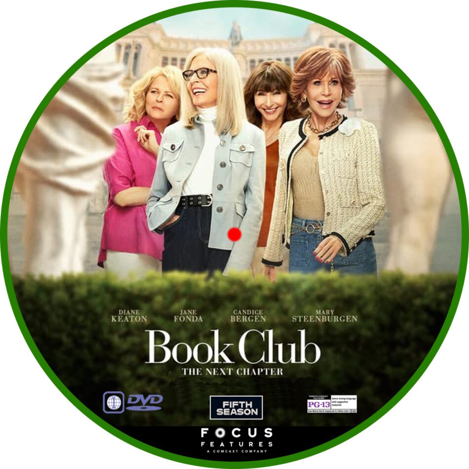 Book Club 2 The Next Chapter 2023 R1 Custom DVD Label