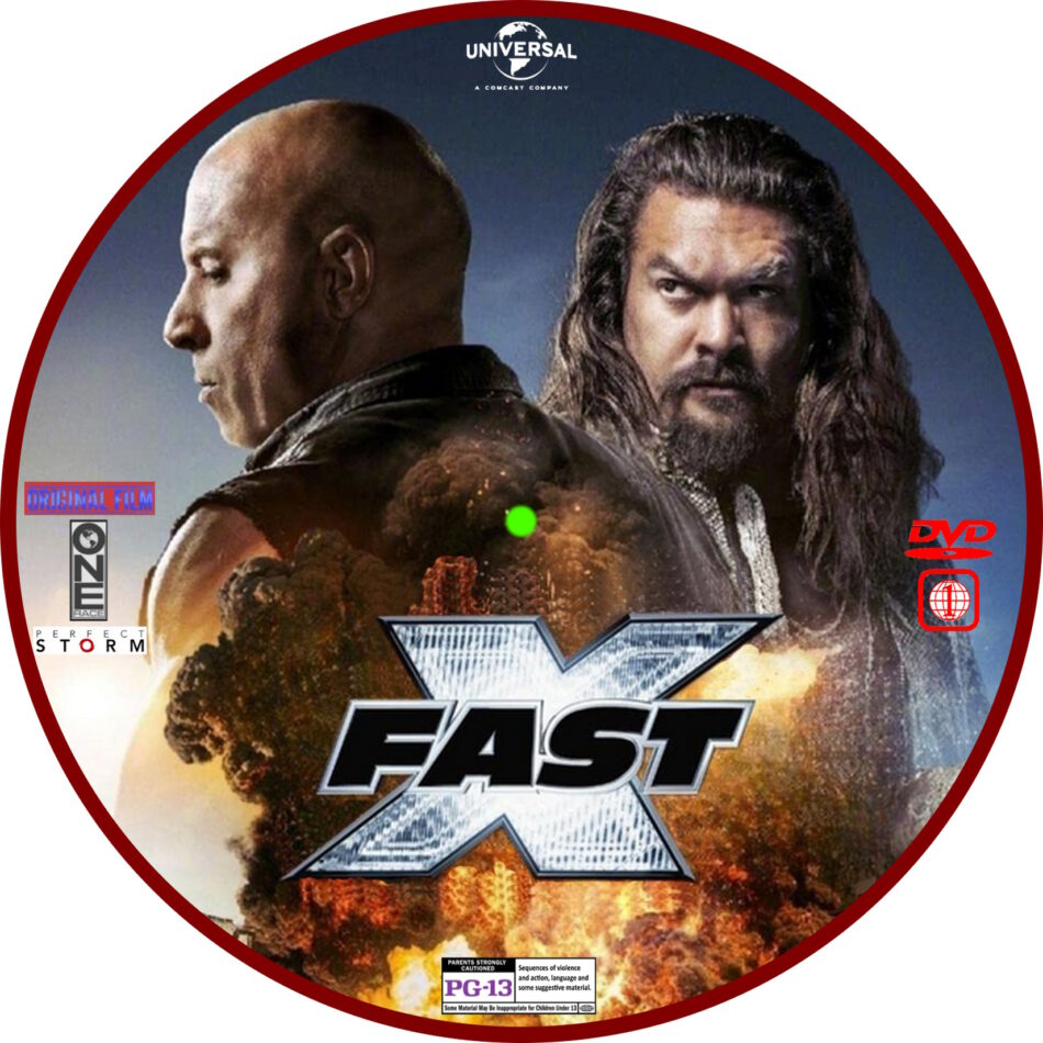 Fast X (2023) R1 Custom DVD Label