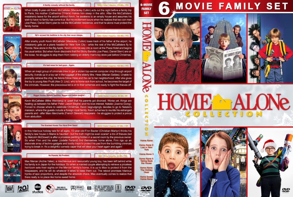 Home Alone Collection R1 Custom DVD Cover V2