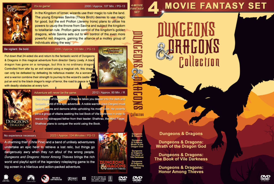 Dungeons & Dragons Collection R1 Custom DVD Cover