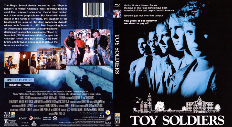 Toy Soldiers (1991) Blu-Ray Cover - DVDcover.Com