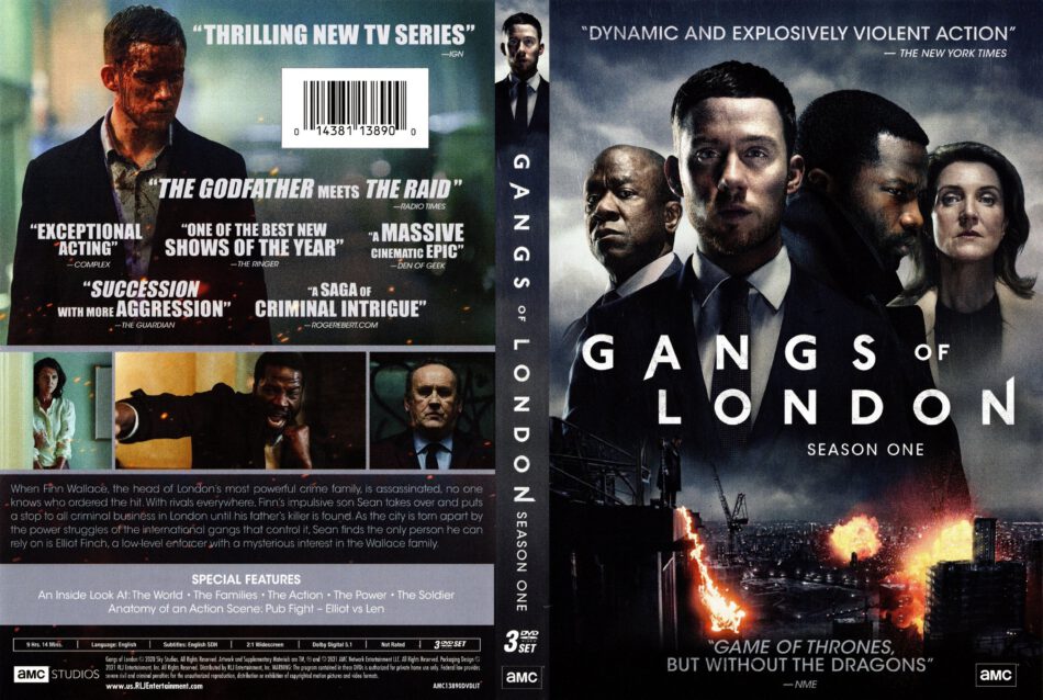 Gangs of London - Season 1 R1 DVD Cover - DVDcover.Com