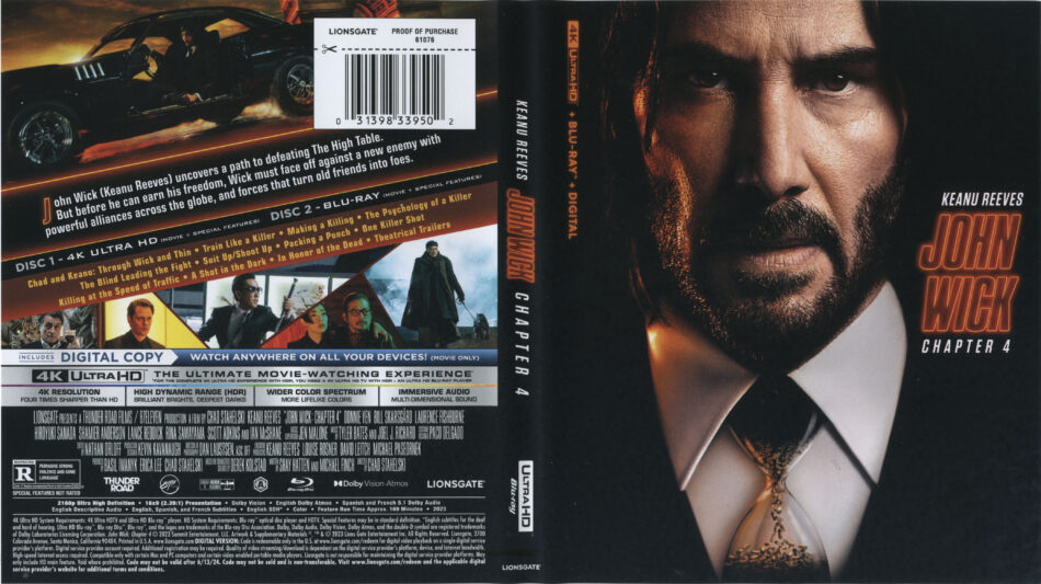 John Wick: Chapter 4 (2023) DVD Cover by CoverAddict on DeviantArt