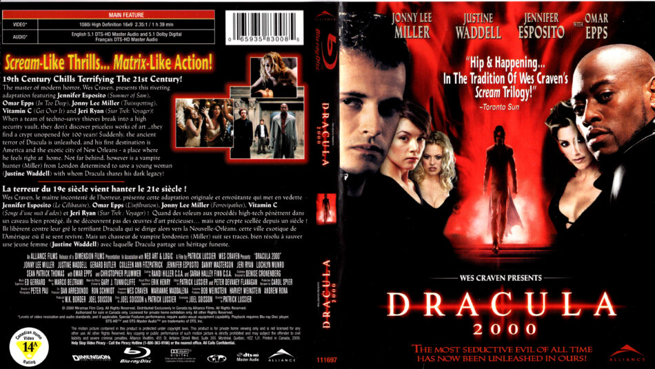DRACULA 2000 BLU-RAY COVER & LABEL - DVDcover.Com