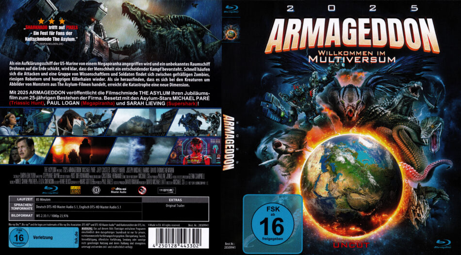 2025 Armageddon (2022) DE BluRay Cover